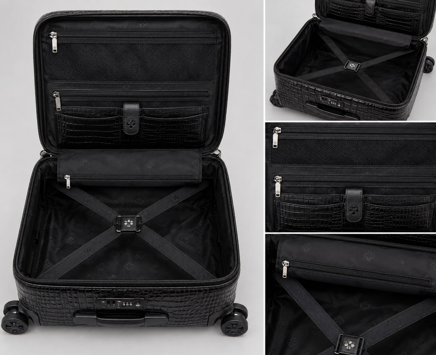 Ravello Elite Luggage With Handbag